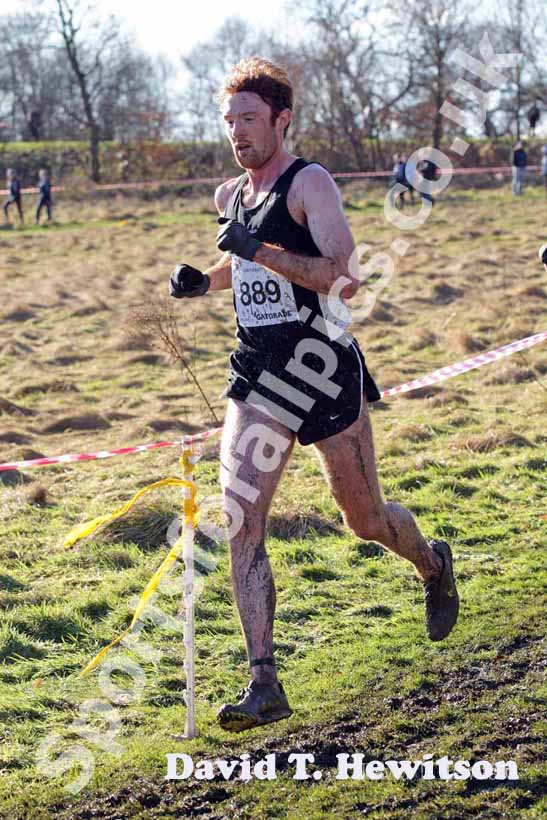 Richard Morrell during the 2013 BUCS Cross Country Championships.